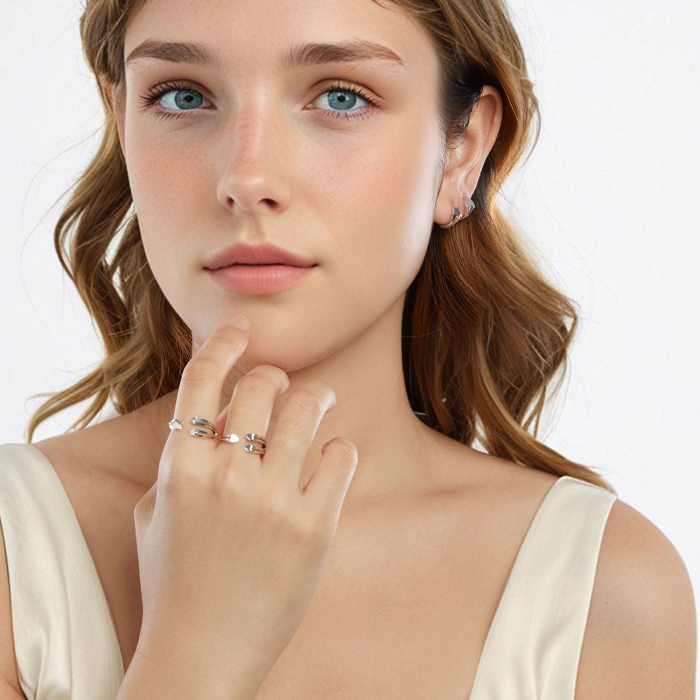 Inel argint inimioare [8]