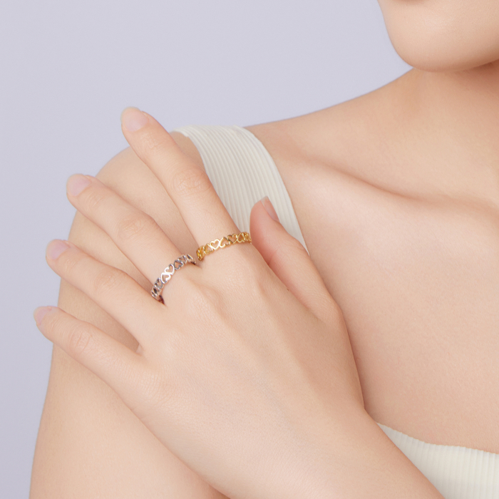 Inel argint inimioare [17]