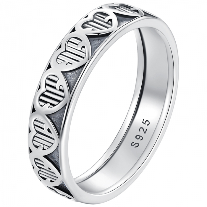 Inel argint inimioare [3]