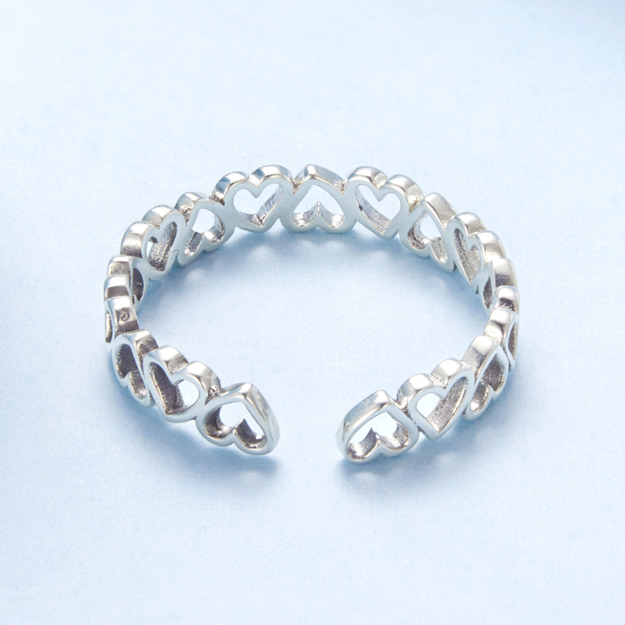 Inel argint inimioare [6]