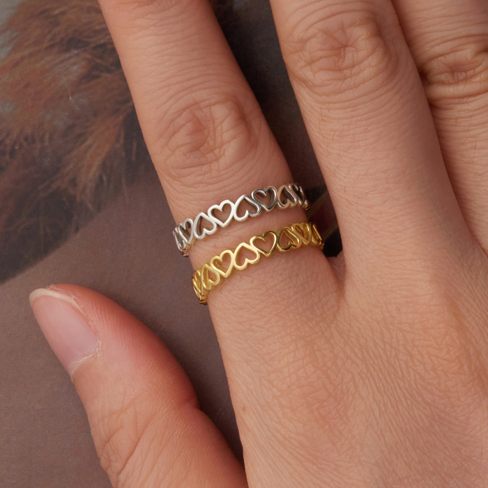 Inel argint inimioare [13]