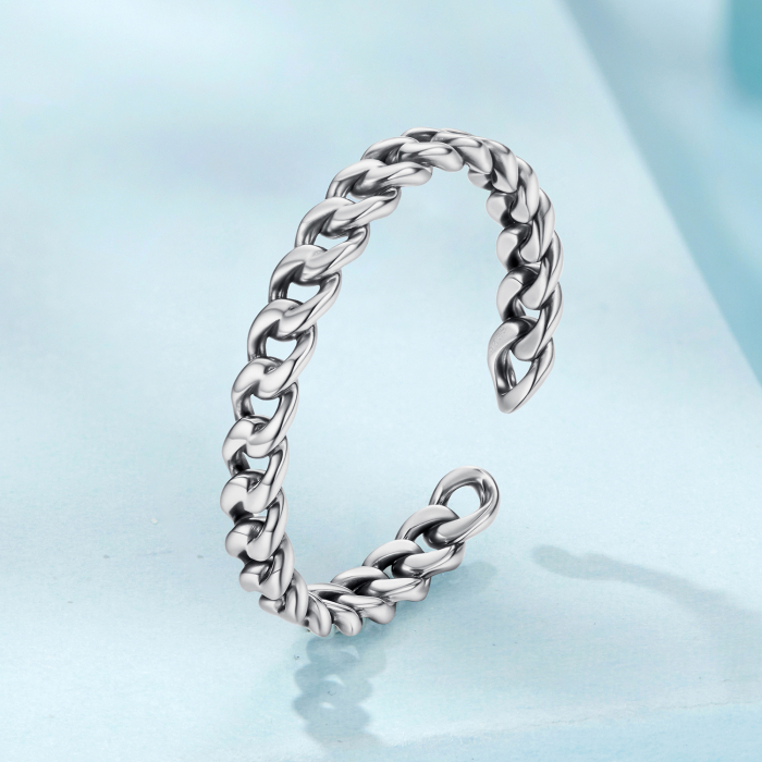 Inel argint lant cubanez [3]