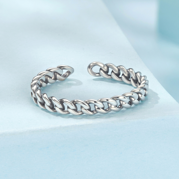 Inel argint lant cubanez [6]