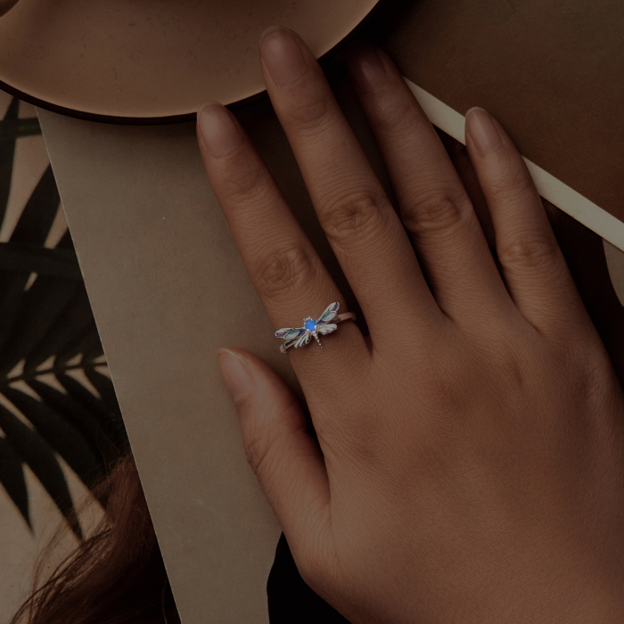 Inel argint Libelula [3]