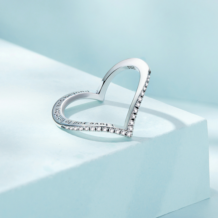 Inel argint Love [3]