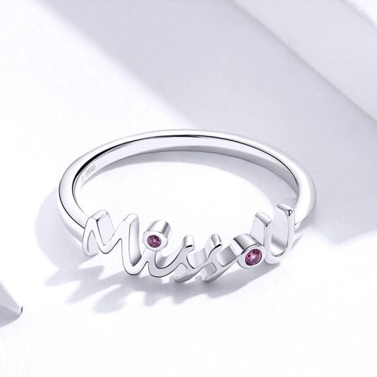 Inel argint Mi-e dor de tine [2]