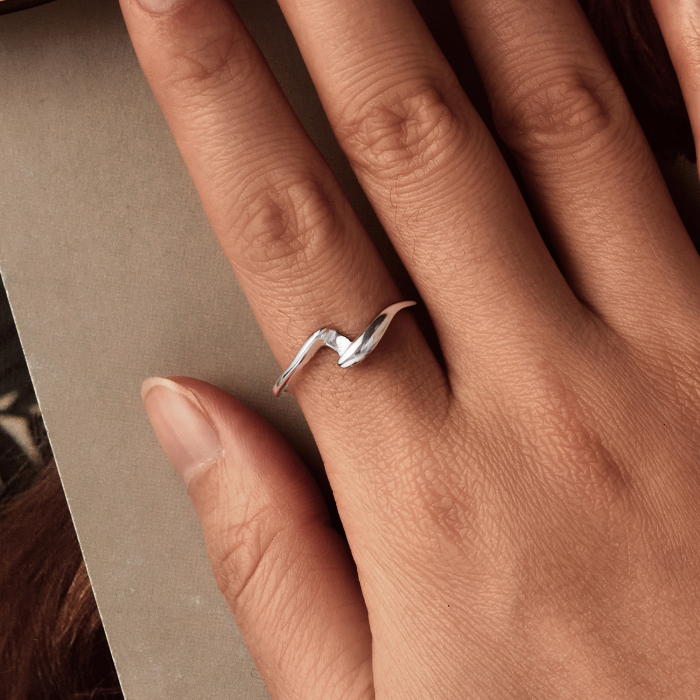 Inel argint neregulat [6]