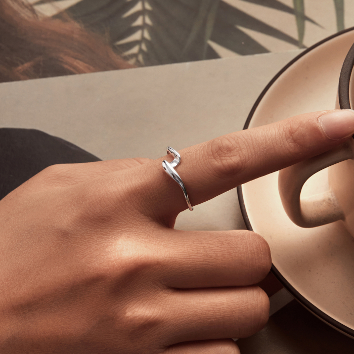 Inel argint neregulat [8]