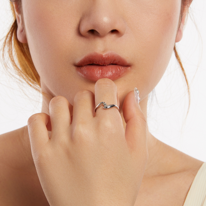 Inel argint neregulat [2]