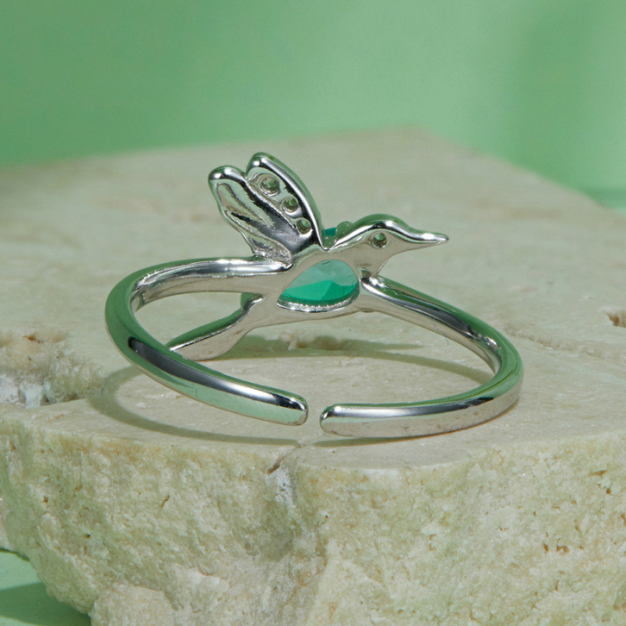Inel argint pasare colibri [7]