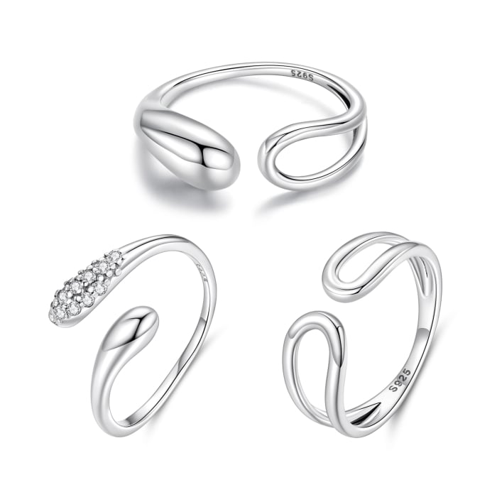 Inel argint picaturi [17]