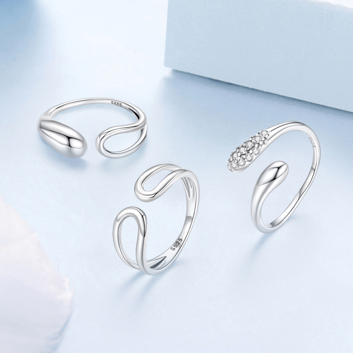 Inel argint picaturi [11]