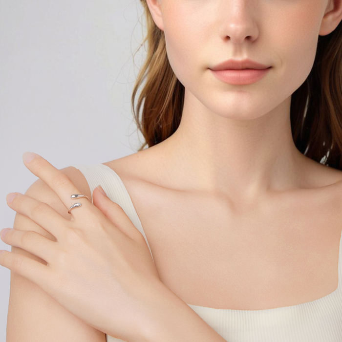 Inel argint picaturi [9]