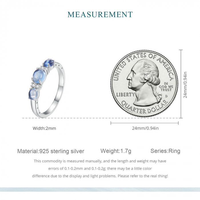 Inel argint pietre albastre [11]