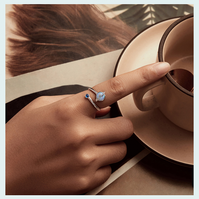 Inel argint Planeta si Opal [16]