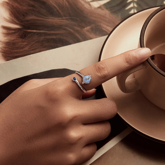 Inel argint Planeta si Opal [5]