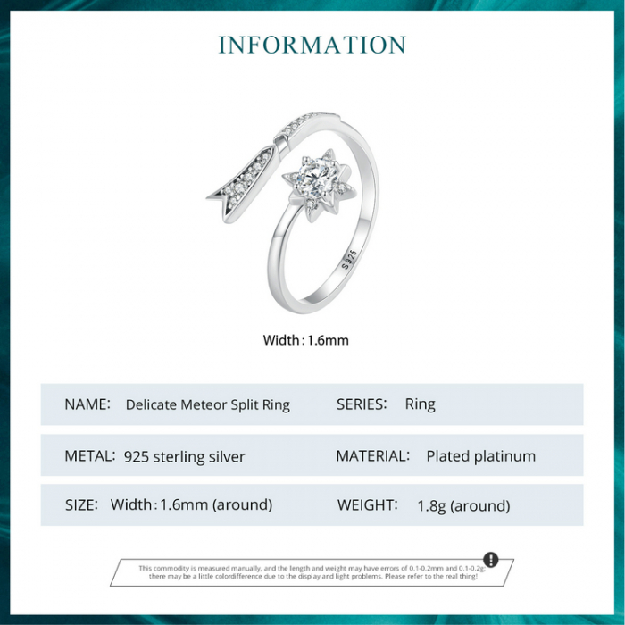 Inel argint reglabil steaua cazatoare [11]