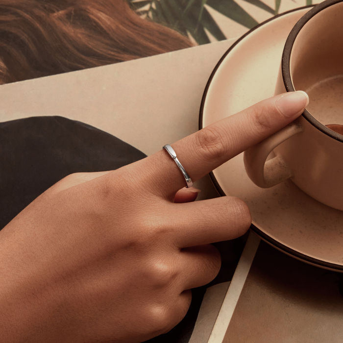 Inel argint simplu [10]