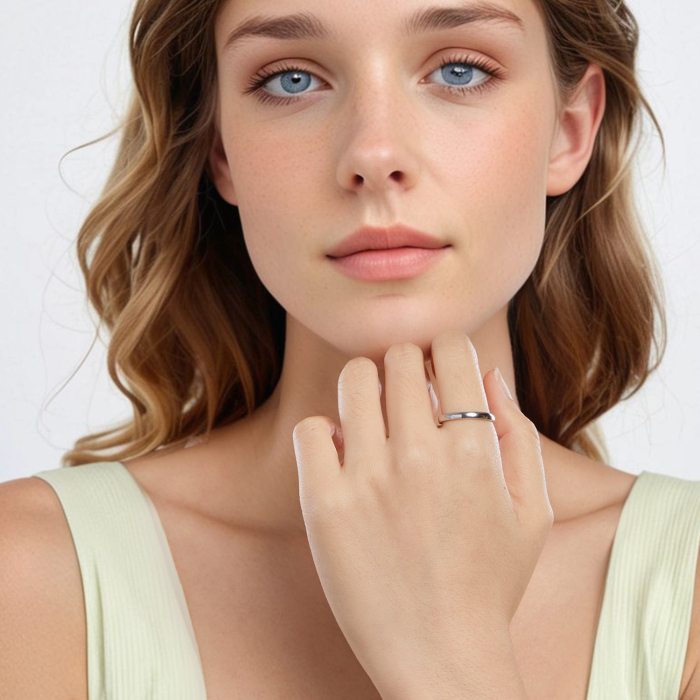 Inel argint simplu [5]