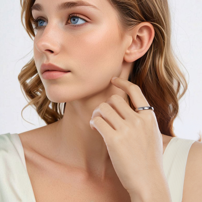 Inel argint simplu [9]