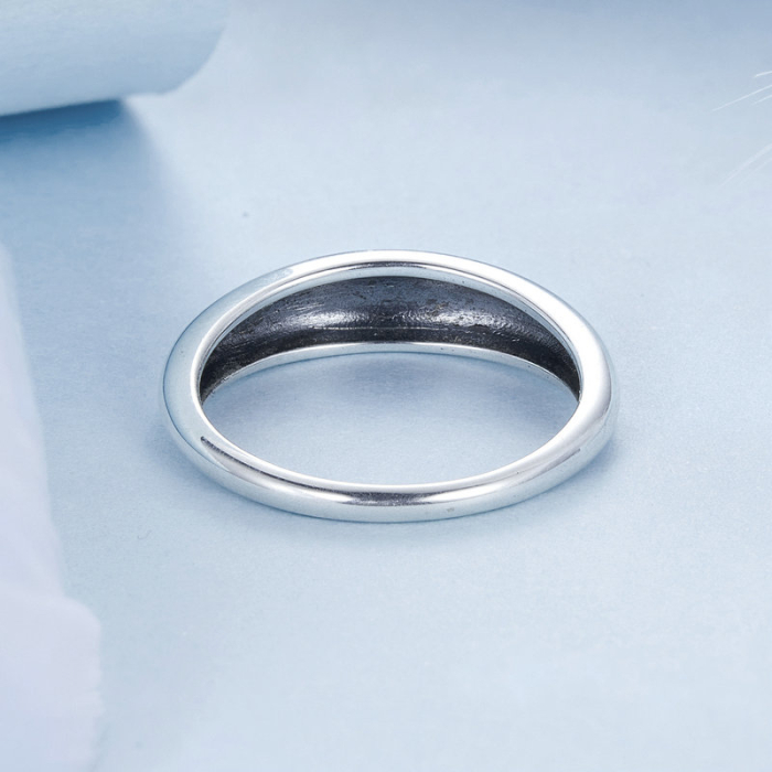 Inel argint simplu [7]