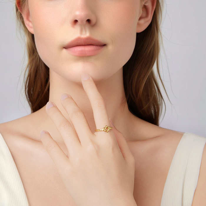 Inel argint Steaua lui David [7]