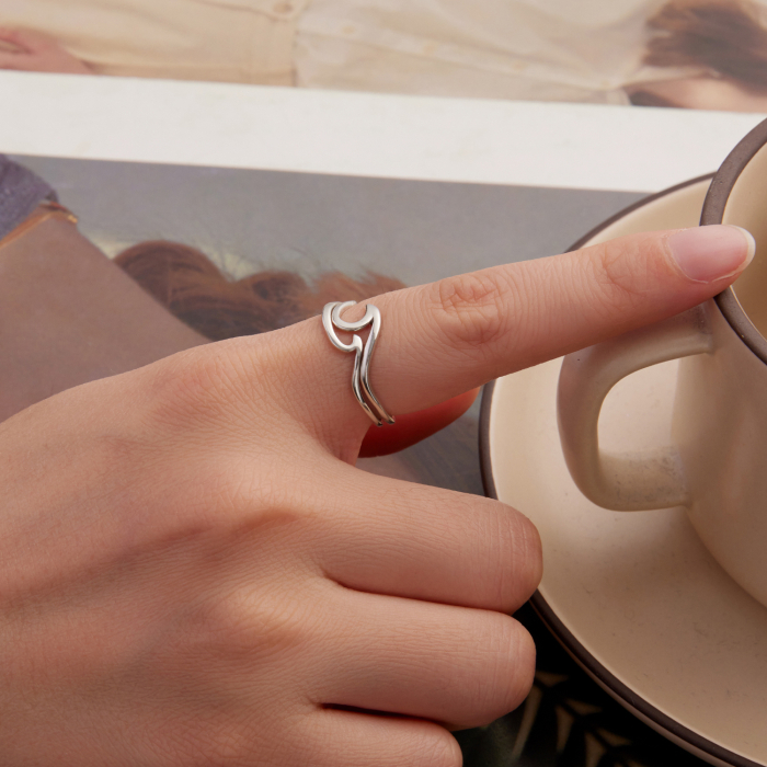 Inel argint valurile marii [9]