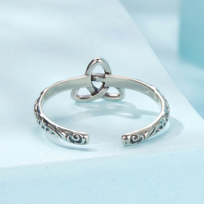 Inel argint vintage cu nod celtic [8]