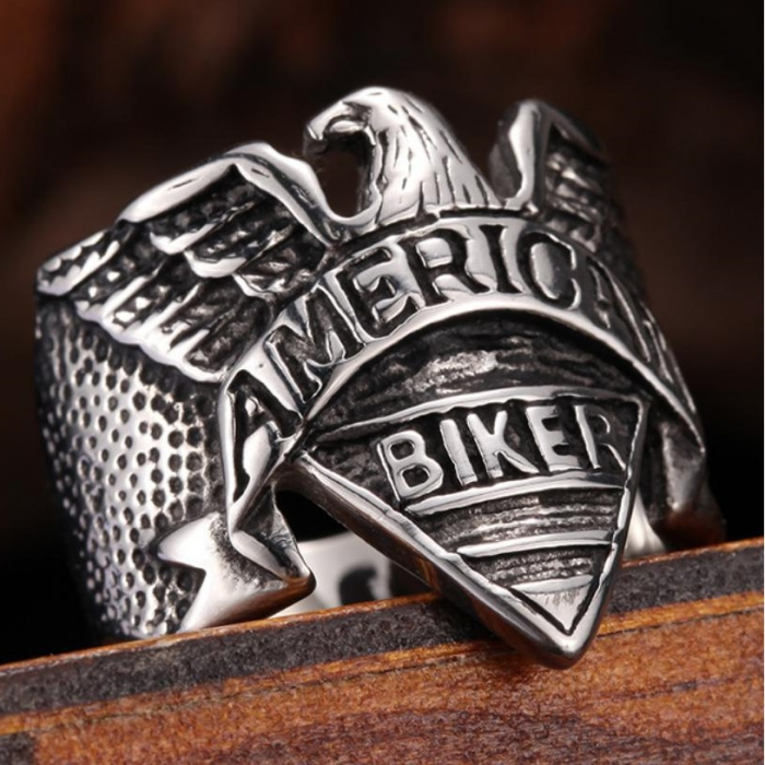 Inel inox American Biker [3]