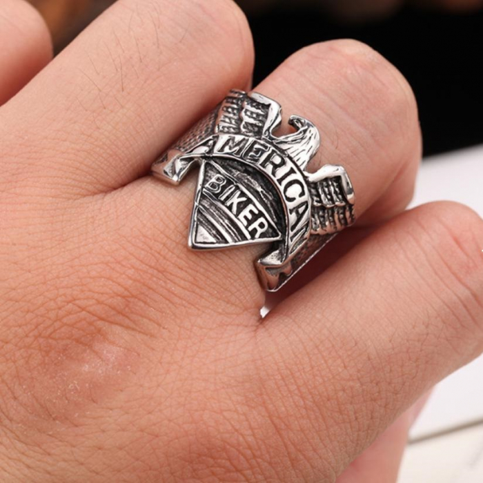 Inel inox American Biker [2]