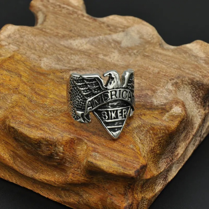 Inel inox American Biker [8]