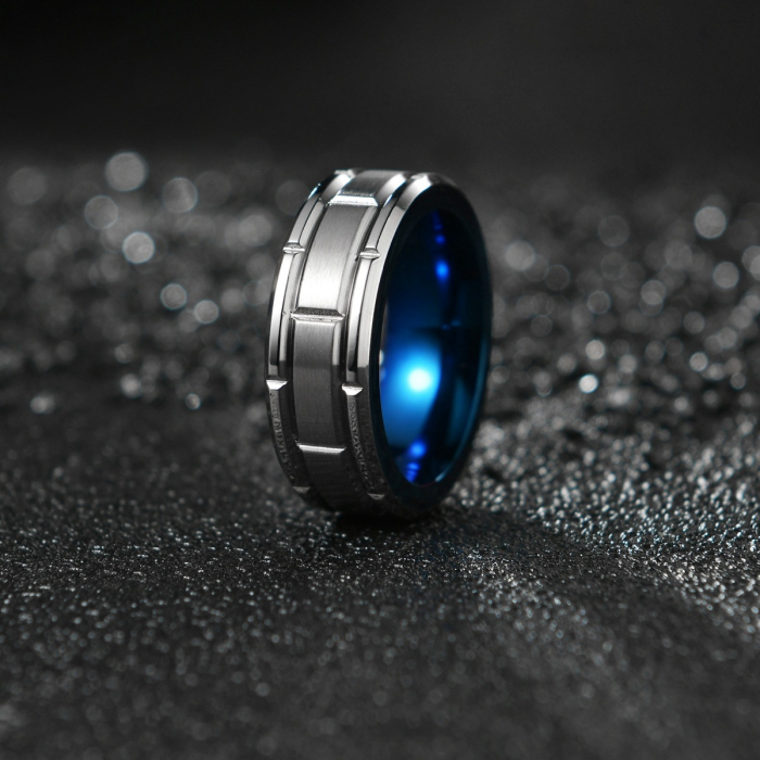 Inel inox canelat [3]