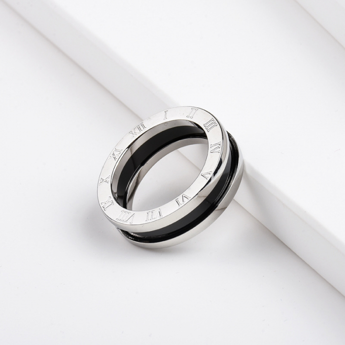 Inel inox cu cifre romane [2]