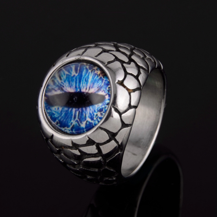 Inel inox ochi de dragon [3]