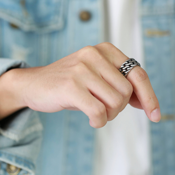Inel inox tip lant [3]
