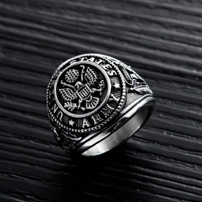 Inel inox US Army [2]