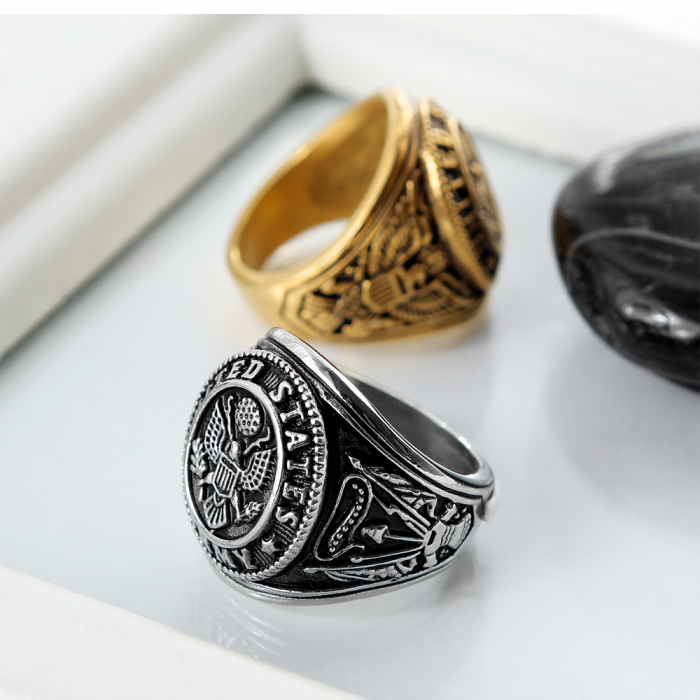 Inel inox US Army [5]