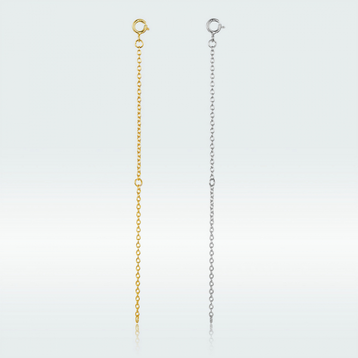 Extensie 10 cm lant argint placat cu aur [8]