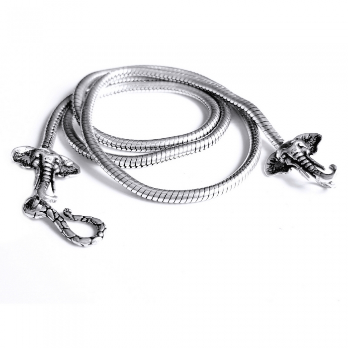 Lant argint 925 cu elefanti [4]