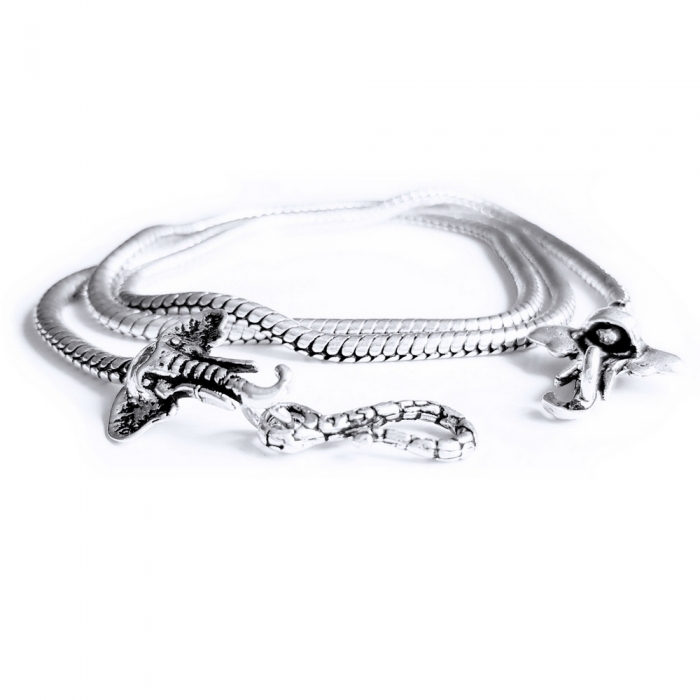 Lant argint 925 cu elefanti [2]