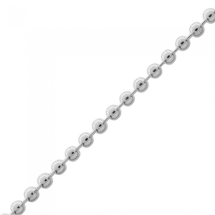 Lant argint 925 model militar 3 mm cu bilute army 82,5 cm, Rona [4]