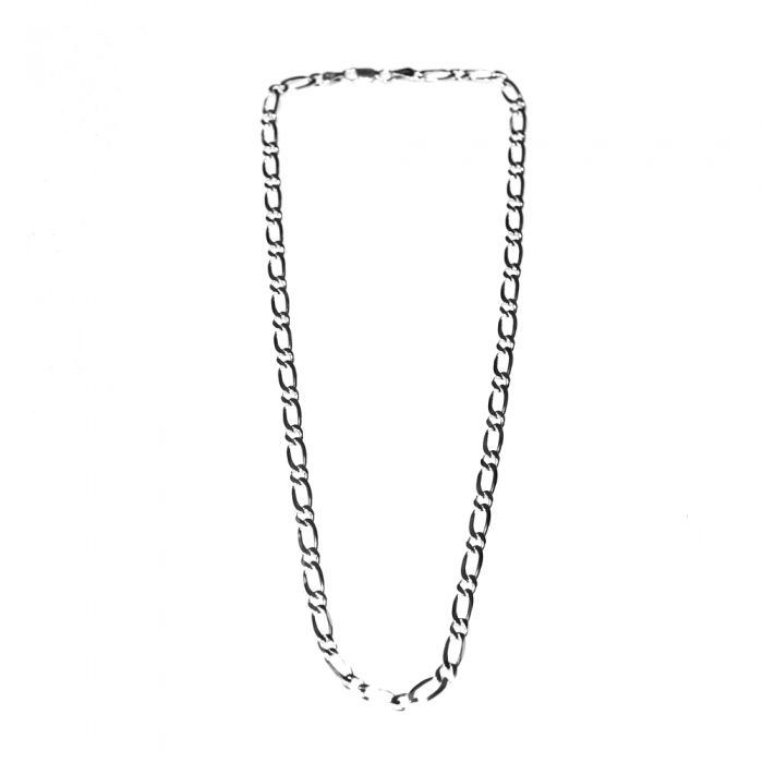 Lant argint cu zale ovale 925 60 cm lungime si 6 mm grosime - LAN0126 [2]