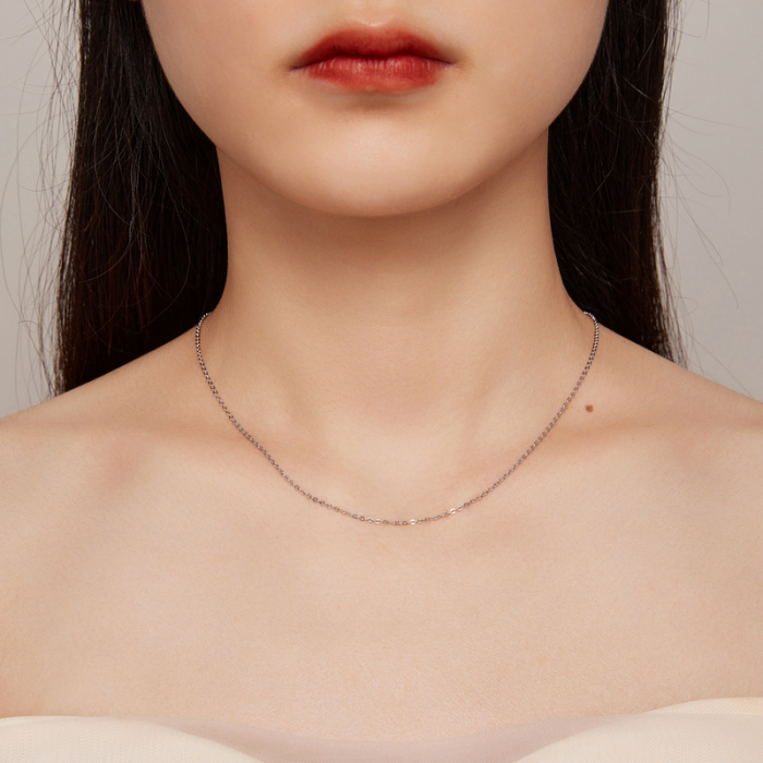 Lant argint ajustabil cu zale [2]