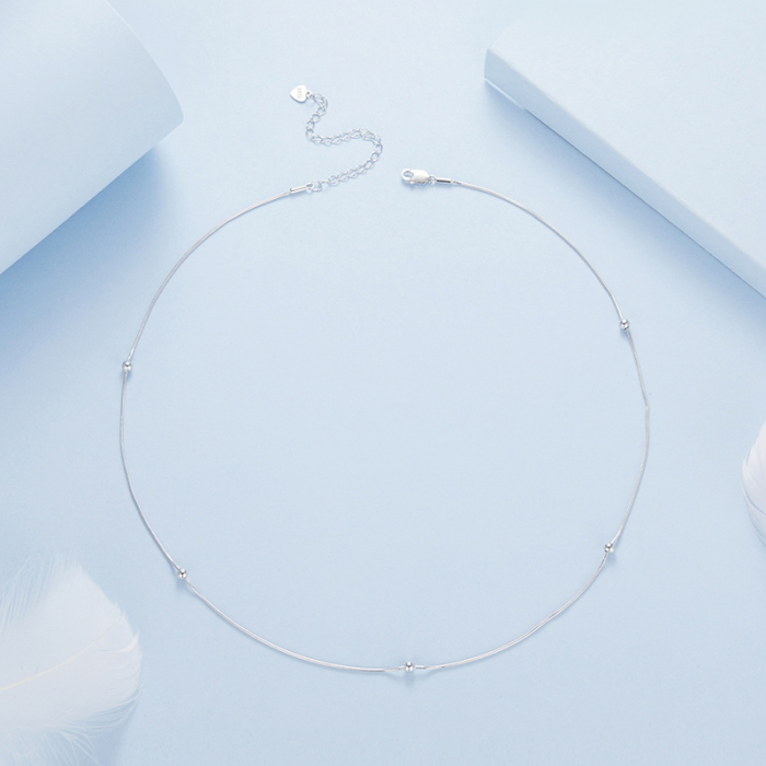 Lant argint cu bilute [3]