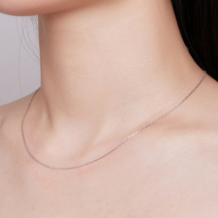 Lant argint cu zale ovale [5]