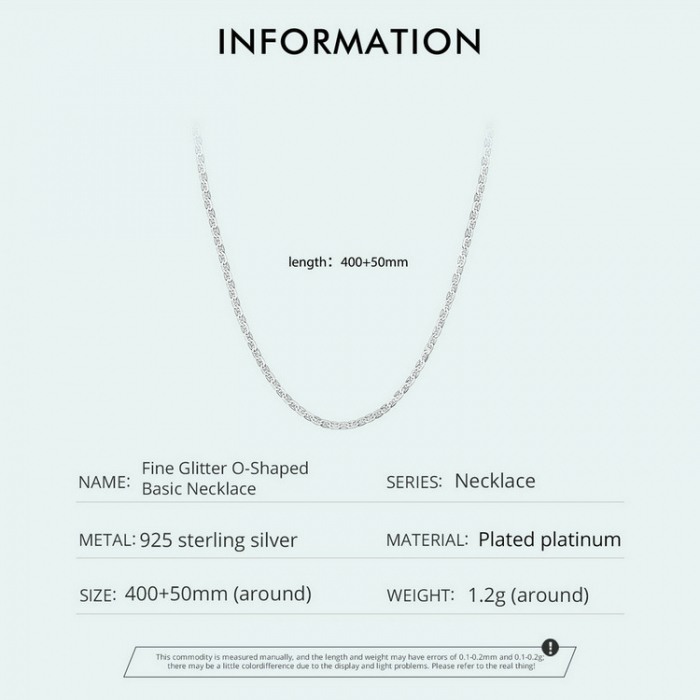 Lant argint cu zale ovale [11]