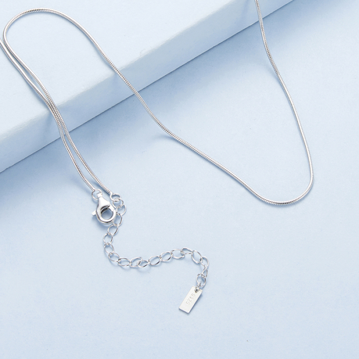 Lant argint sarpe 1 mm ajustabil [8]