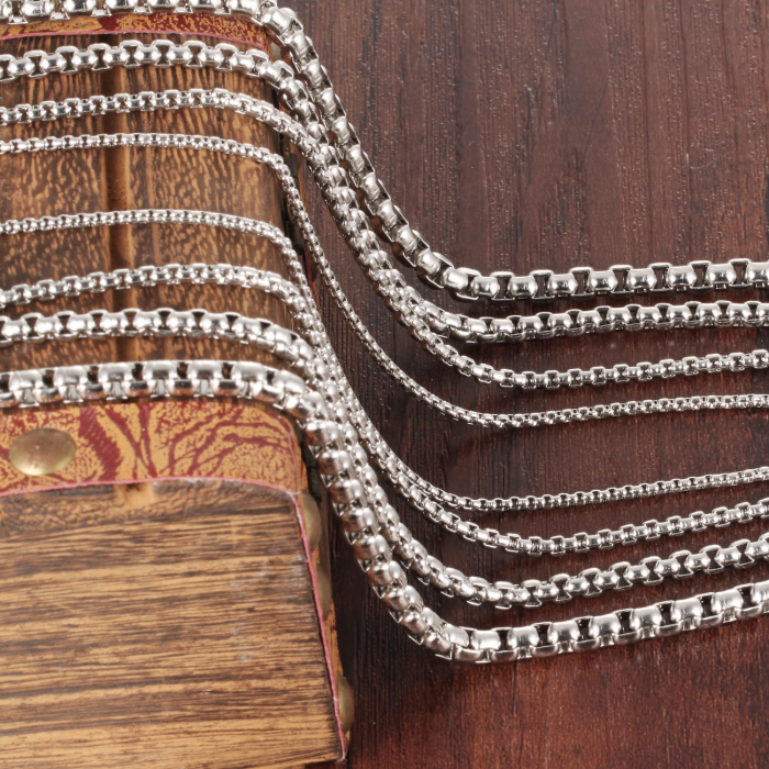 Lant inox argintiu 2 mm x 50 cm [2]