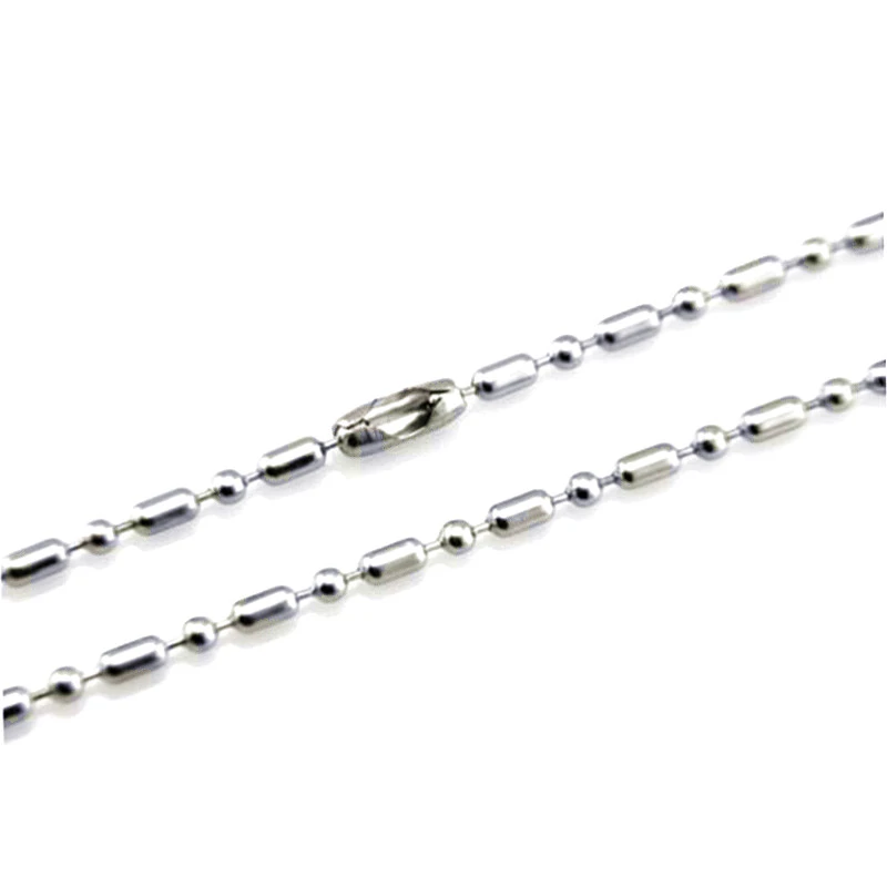 Lant inox army cu bilute 2 mm [2]