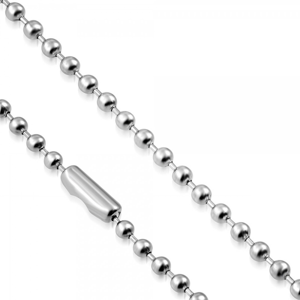 Lant inox militar cu bilute army 60 cm si 4 mm grosime [7]